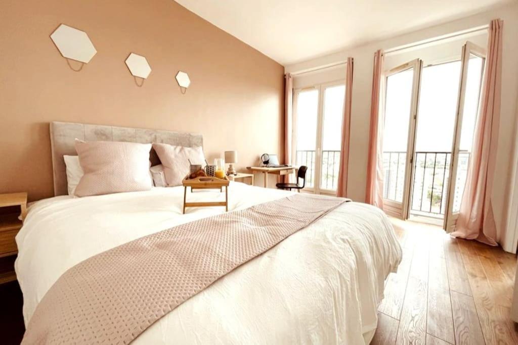 Ciel De Paris : Vue Tour Eiffel Apartamento Choisy-le-Roi Exterior foto