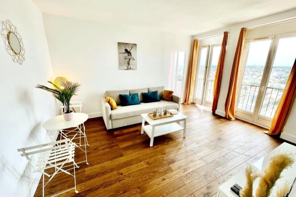 Ciel De Paris : Vue Tour Eiffel Apartamento Choisy-le-Roi Exterior foto