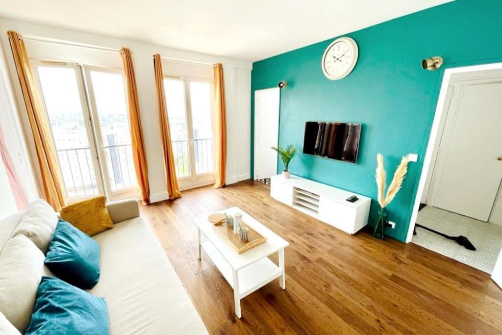 Ciel De Paris : Vue Tour Eiffel Apartamento Choisy-le-Roi Exterior foto