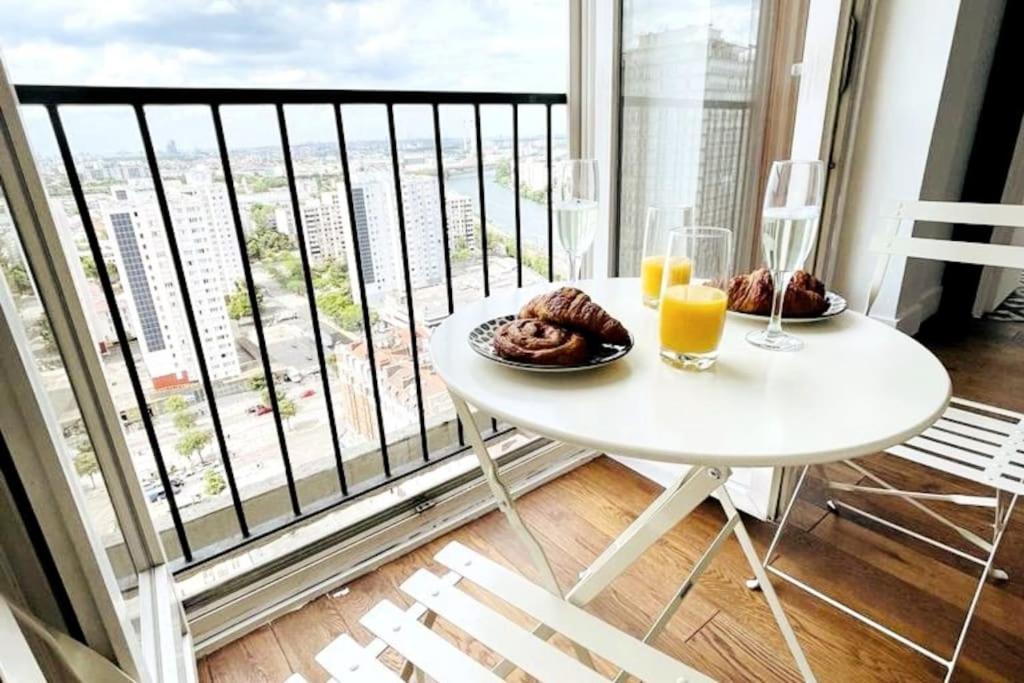 Ciel De Paris : Vue Tour Eiffel Apartamento Choisy-le-Roi Exterior foto