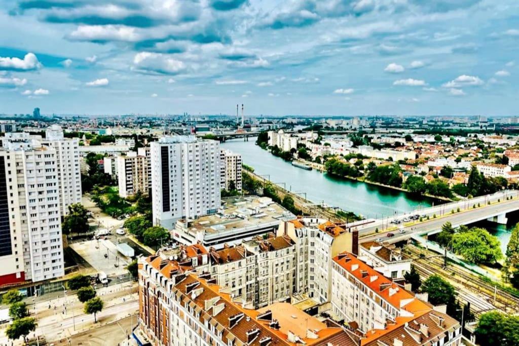 Ciel De Paris : Vue Tour Eiffel Apartamento Choisy-le-Roi Exterior foto